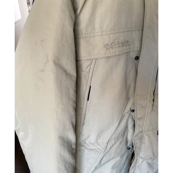 Columbia Ice Wind Parka, down-filled - men's, size medium, khaki - Picture 10 of 10